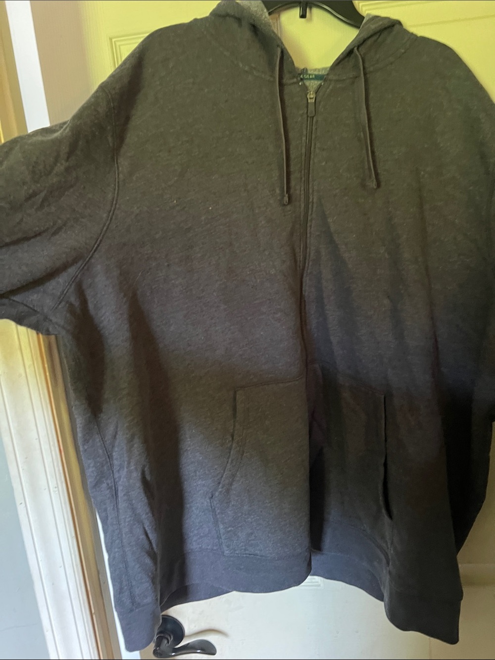 tek gear Dark Gray Full-Zip Hoodie Sweater